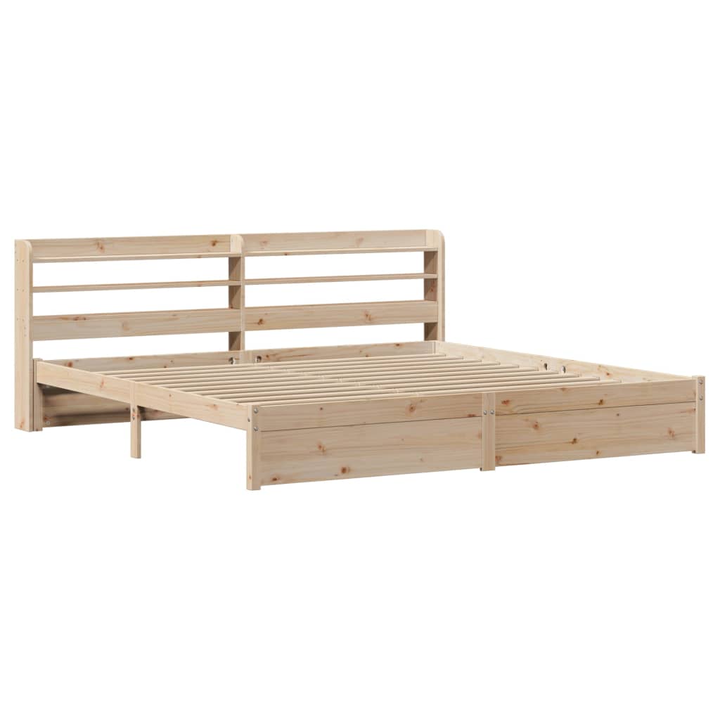 Sengeramme Med Hodegavl 180X200 Cm Heltre Furu