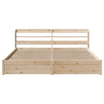 Sengeramme Med Hodegavl 180X200 Cm Heltre Furu