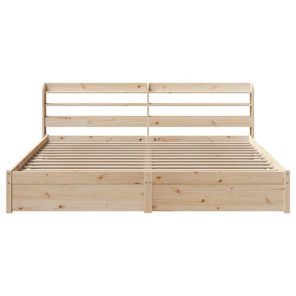 Sengeramme Med Hodegavl 180X200 Cm Heltre Furu