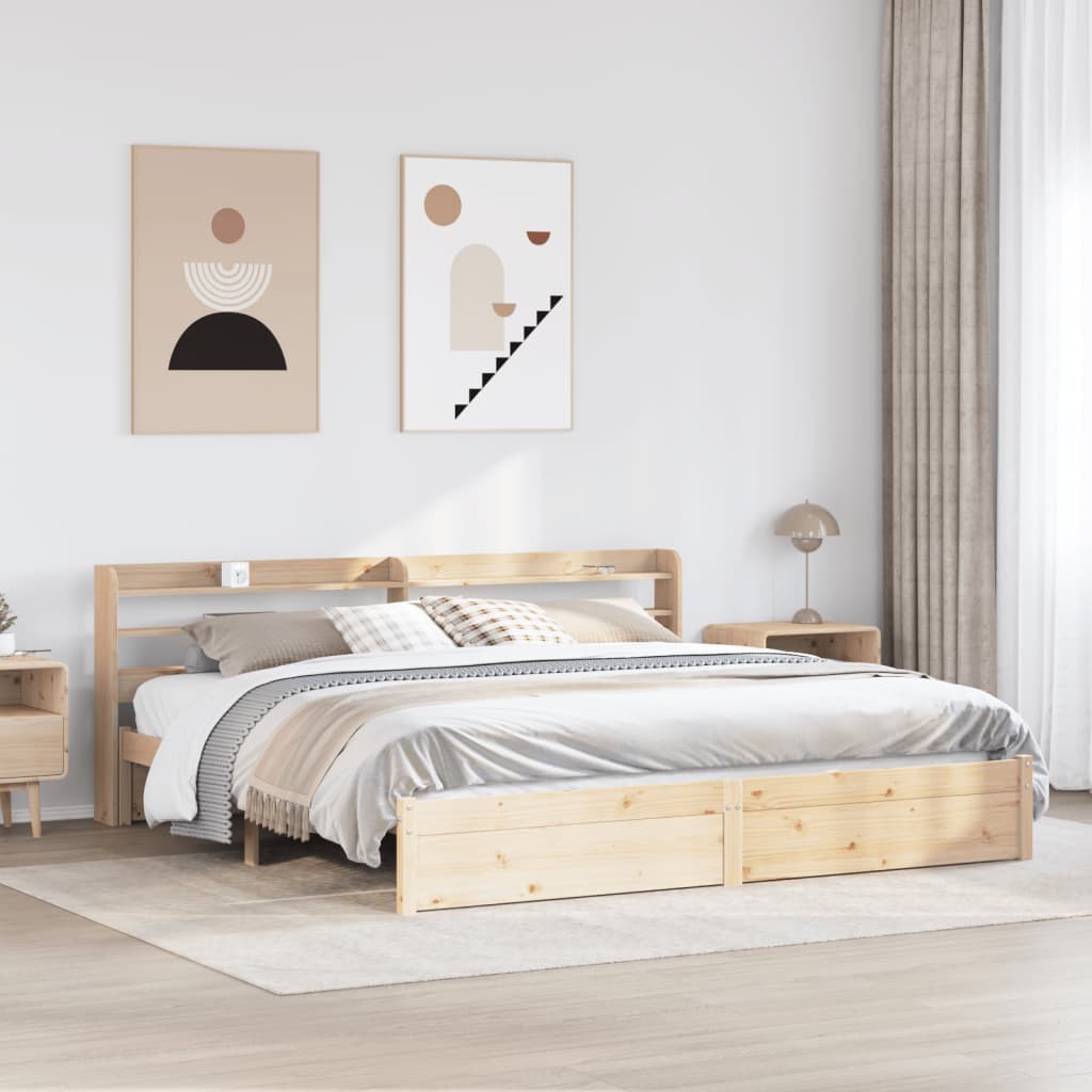 Sengeramme Med Hodegavl 180X200 Cm Heltre Furu