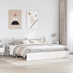 Sengeramme Med Hodegavl Hvit 180X200 Cm Heltre Furu