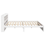 Sengeramme Med Hodegavl Hvit 200X200 Cm Heltre Furu