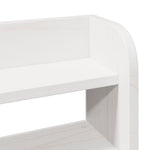 Sengeramme Med Hodegavl Hvit 200X200 Cm Heltre Furu