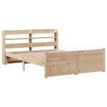 Sengeramme Med Hodegavl 135X190 Cm Heltre Furu