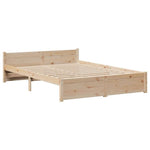 Sengeramme Med Hodegavl 135X190 Cm Heltre Furu