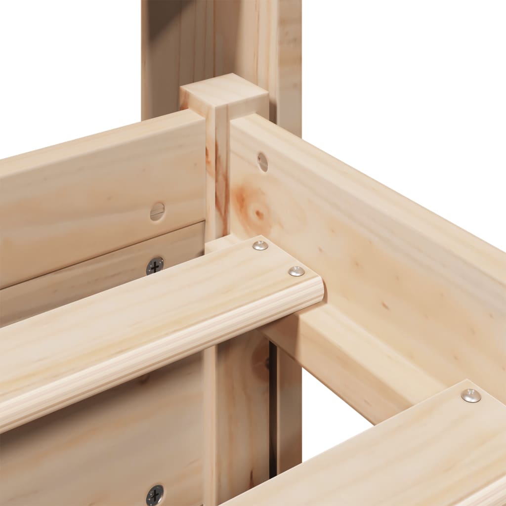 Sengeramme Med Hodegavl 135X190 Cm Heltre Furu