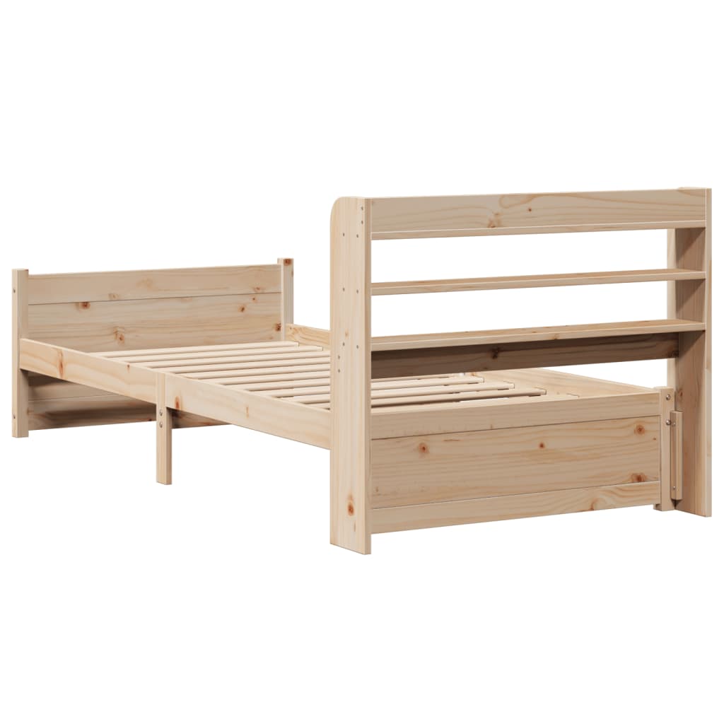 Sengeramme Med Hodegavl 90X200 Cm Heltre Furu