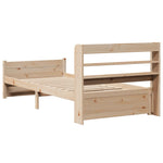 Sengeramme Med Hodegavl 90X200 Cm Heltre Furu