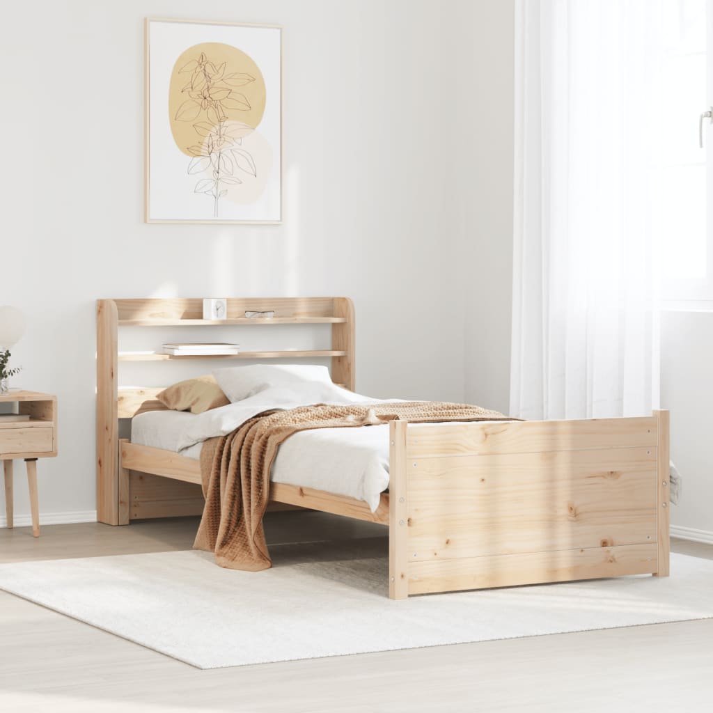 Sengeramme Med Hodegavl 90X200 Cm Heltre Furu