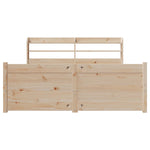 Sengeramme Med Hodegavl 120X200 Cm Heltre Furu