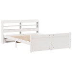 Sengeramme Med Hodegavl Hvit 140X200 Cm Heltre Furu
