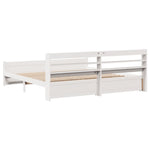 Sengeramme Med Hodegavl Hvit 180X200 Cm Heltre Furu