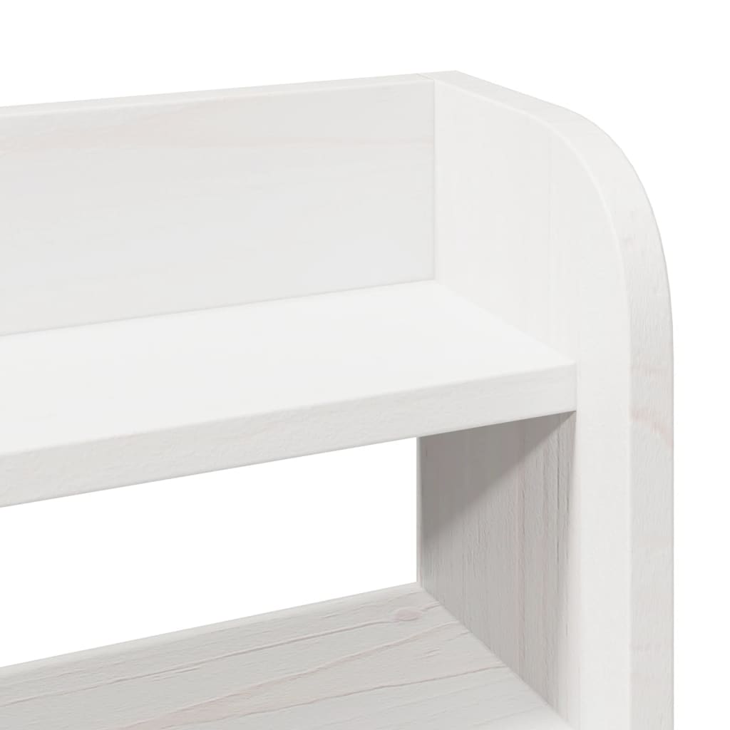 Sengeramme Med Hodegavl Hvit 180X200 Cm Heltre Furu