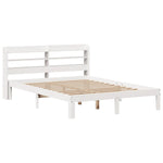Sengeramme Med Hodegavl Hvit 120X200 Cm Heltre Furu