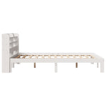 Sengeramme Med Hodegavl Hvit 120X200 Cm Heltre Furu