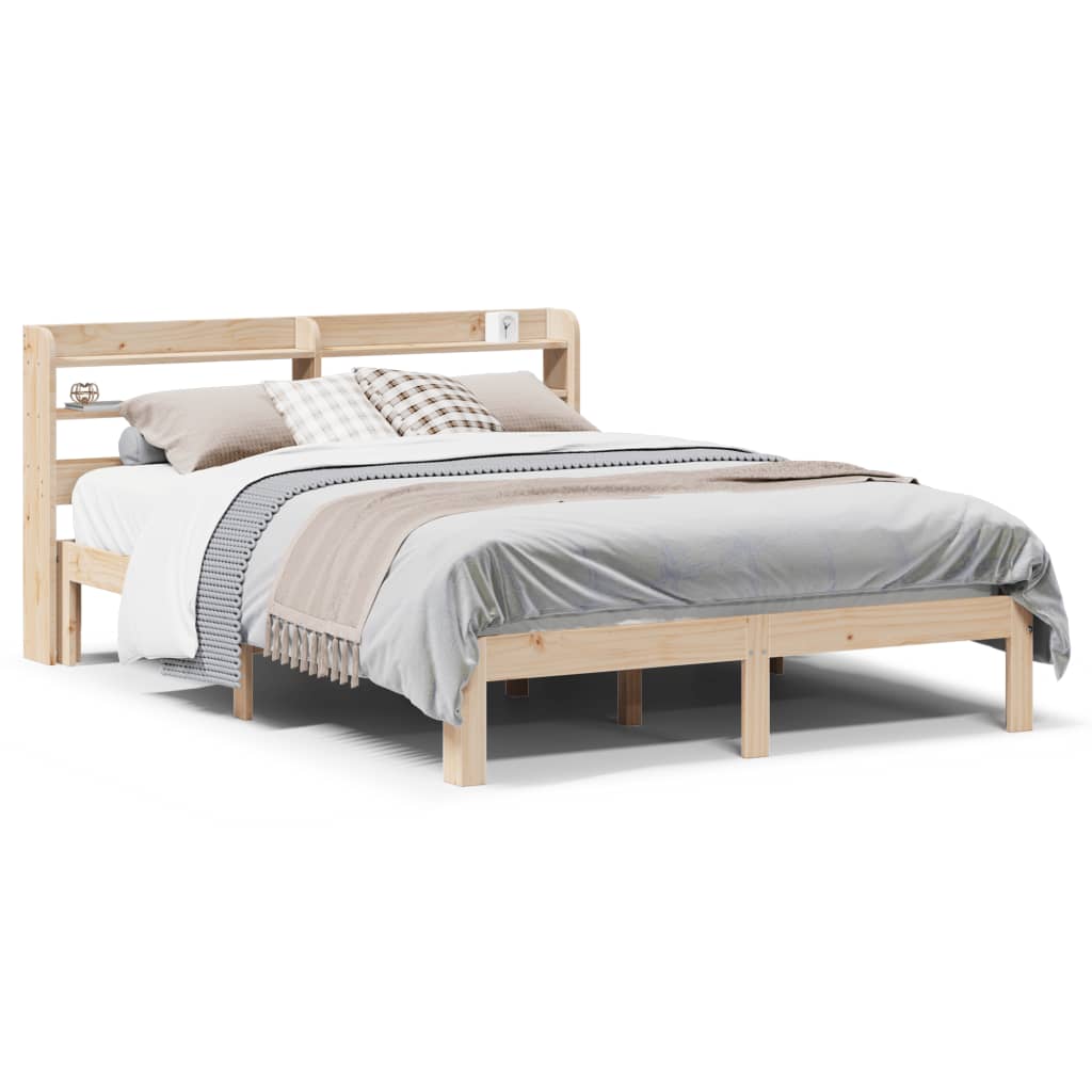 Sengeramme Med Hodegavl 140X200 Cm Heltre Furu