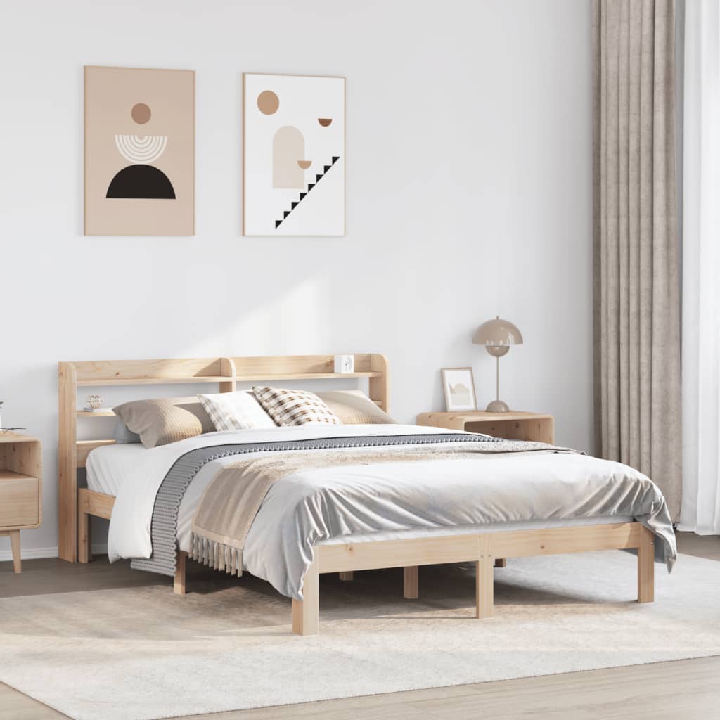 Sengeramme Med Hodegavl 140X200 Cm Heltre Furu