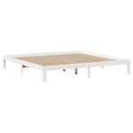 Sengeramme Med Hodegavl Hvit 180X200 Cm Heltre Furu