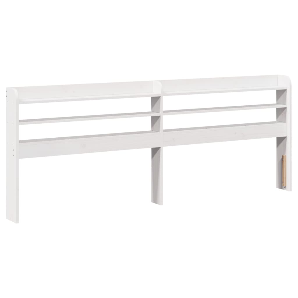 Sengeramme Med Hodegavl Hvit 180X200 Cm Heltre Furu