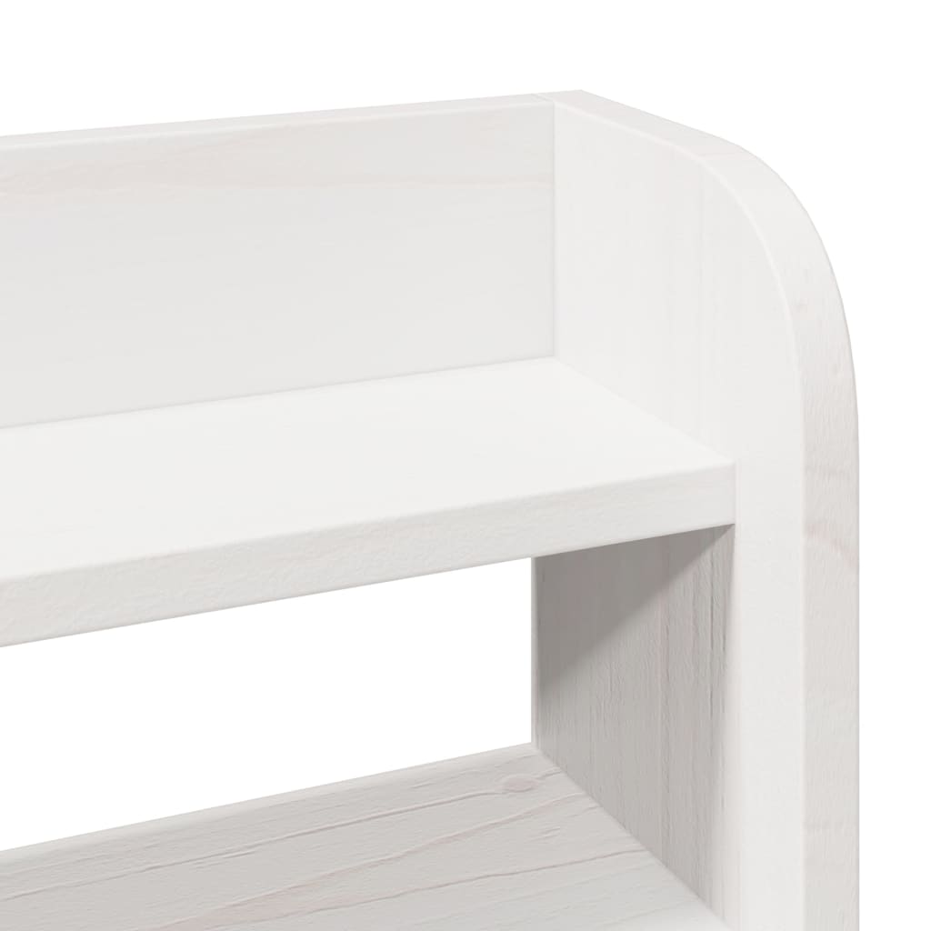 Sengeramme Med Hodegavl Hvit 180X200 Cm Heltre Furu