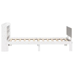 Sengeramme Med Hodegavl Hvit 90X200 Cm Heltre Furu