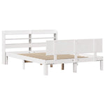 Sengeramme Med Hodegavl Hvit 120X200 Cm Heltre Furu