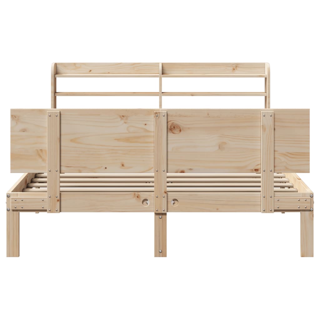 Sengeramme Med Hodegavl 140X200 Cm Heltre Furu