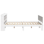 Sengeramme Med Hodegavl Hvit 160X200 Cm Heltre Furu