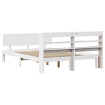 Sengeramme Med Hodegavl Hvit 160X200 Cm Heltre Furu