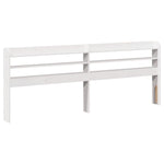 Sengeramme Med Hodegavl Hvit 200X200 Cm Heltre Furu
