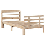 Sengeramme Med Hodegavl 90X200 Cm Heltre Furu