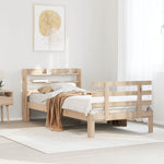 Sengeramme Med Hodegavl 90X200 Cm Heltre Furu