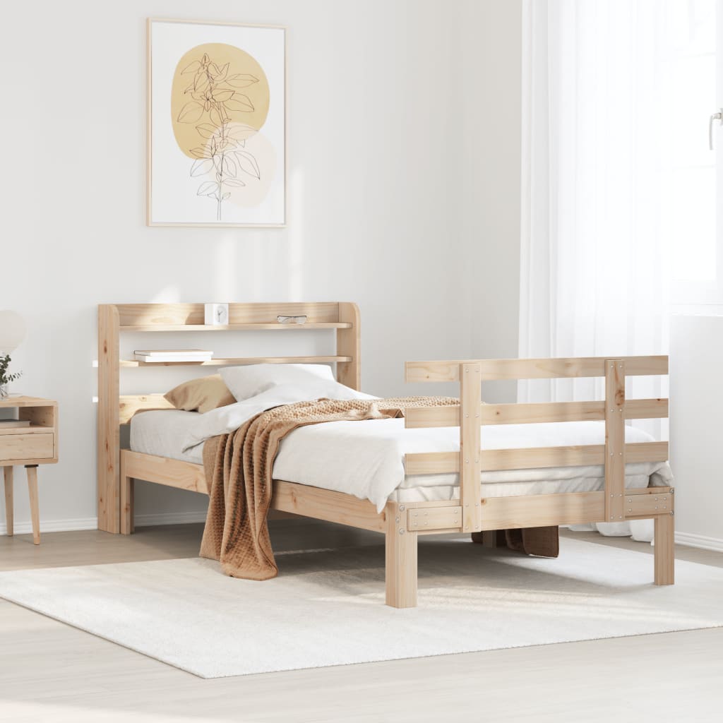 Sengeramme Med Hodegavl 90X200 Cm Heltre Furu