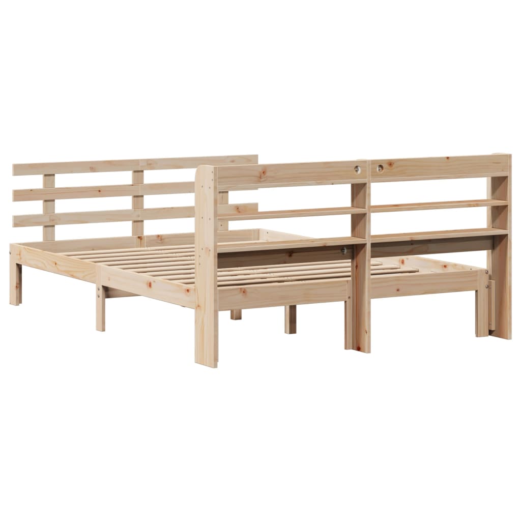 Sengeramme Med Hodegavl 120X200 Cm Heltre Furu