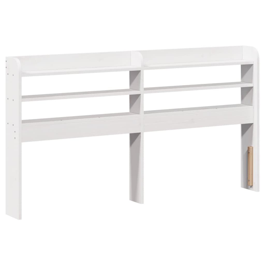 Sengeramme Med Hodegavl Hvit 120X200 Cm Heltre Furu