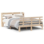 Sengeramme Med Hodegavl 150X200 Cm Heltre Furu