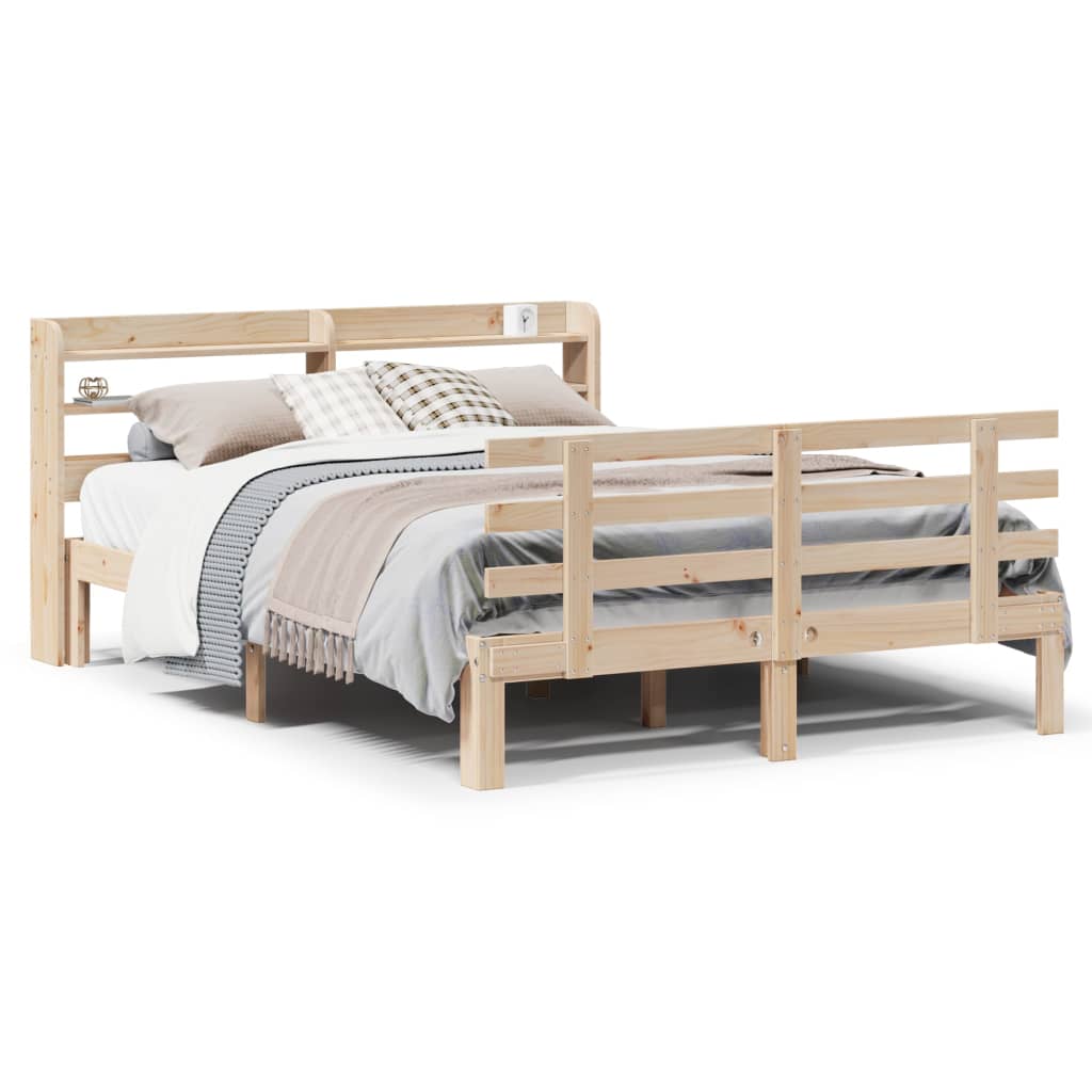 Sengeramme Med Hodegavl 150X200 Cm Heltre Furu