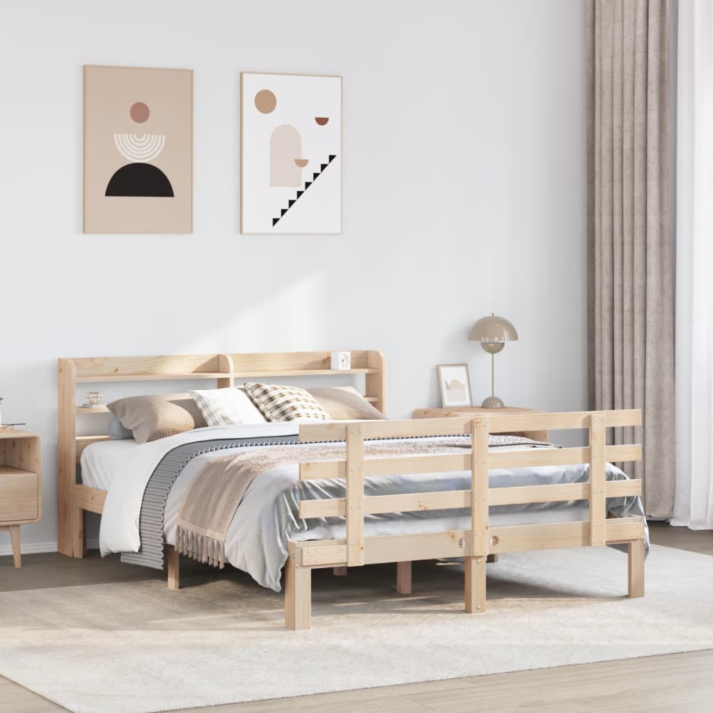 Sengeramme Med Hodegavl 150X200 Cm Heltre Furu