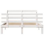 Sengeramme Med Hodegavl Hvit 160X200 Cm Heltre Furu