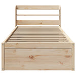 Sengeramme Med Hodegavl 90X190 Cm Heltre Furu