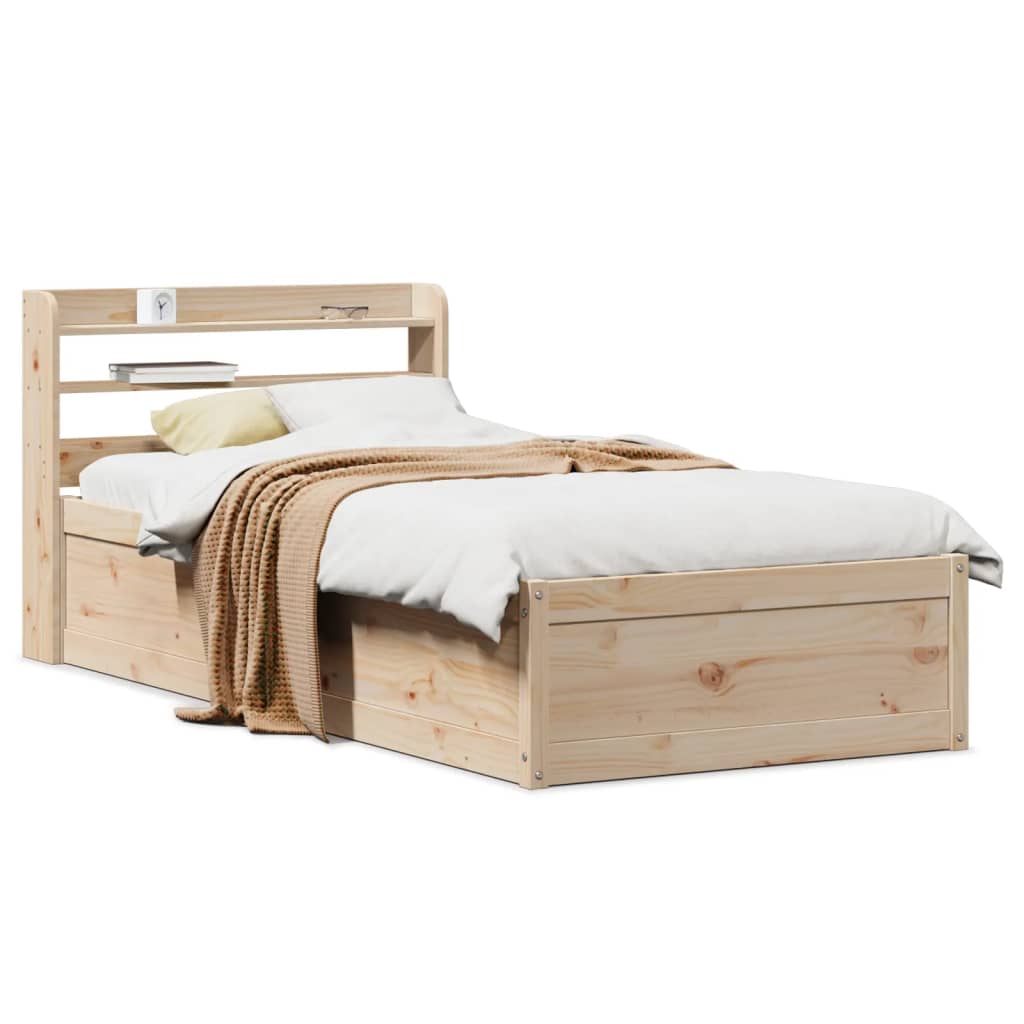 Sengeramme Med Hodegavl 90X190 Cm Heltre Furu
