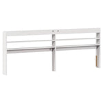 Sengeramme Med Madrass Hvit 200X200 Cm Heltre Furu