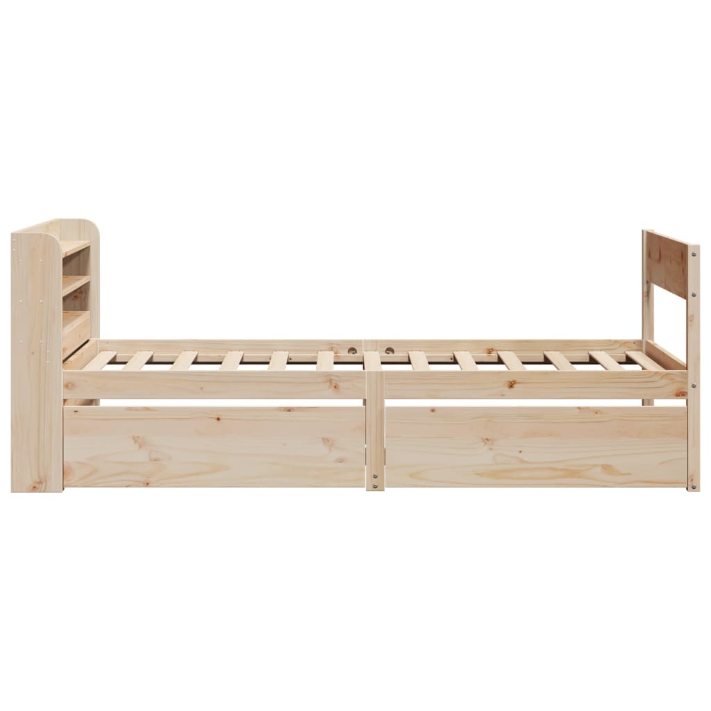 Sengeramme Uten Madrass 90X190 Cm Heltre Furu
