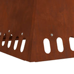 Bålplass Brun 48 X 48 X 40 Cm Cortenstål