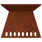 Bålplass Brun 48 X 48 X 40 Cm Cortenstål