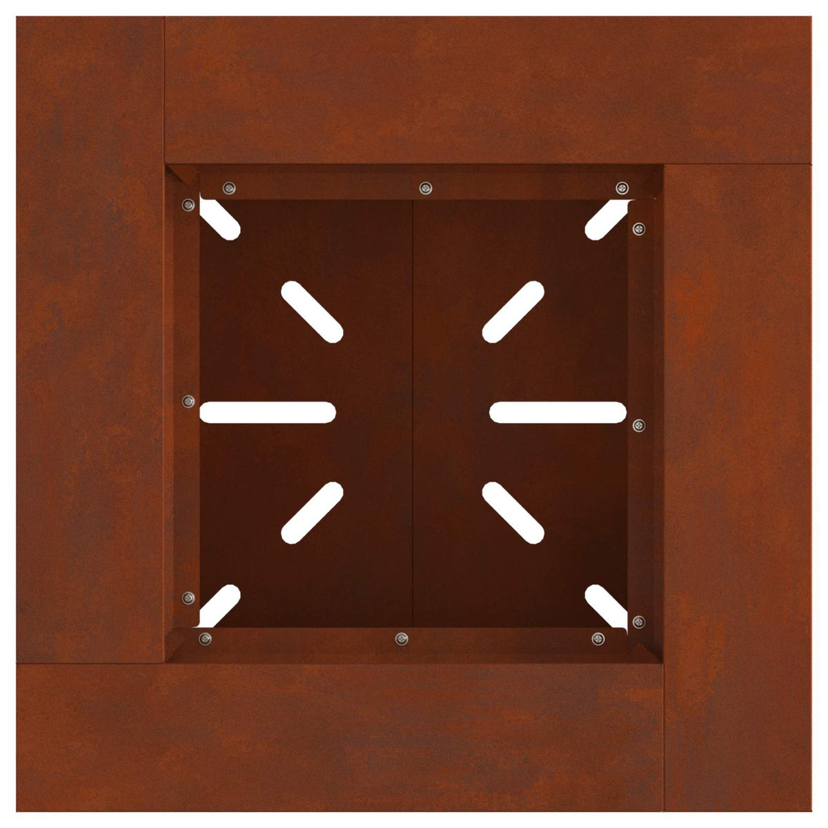 Bålplass Brun 48 X 48 X 40 Cm Cortenstål