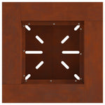 Bålplass Brun 48 X 48 X 40 Cm Cortenstål