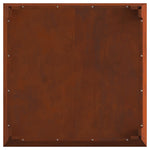 Bålplass Brun 80 X 80 X 43 Cm Cortenstål