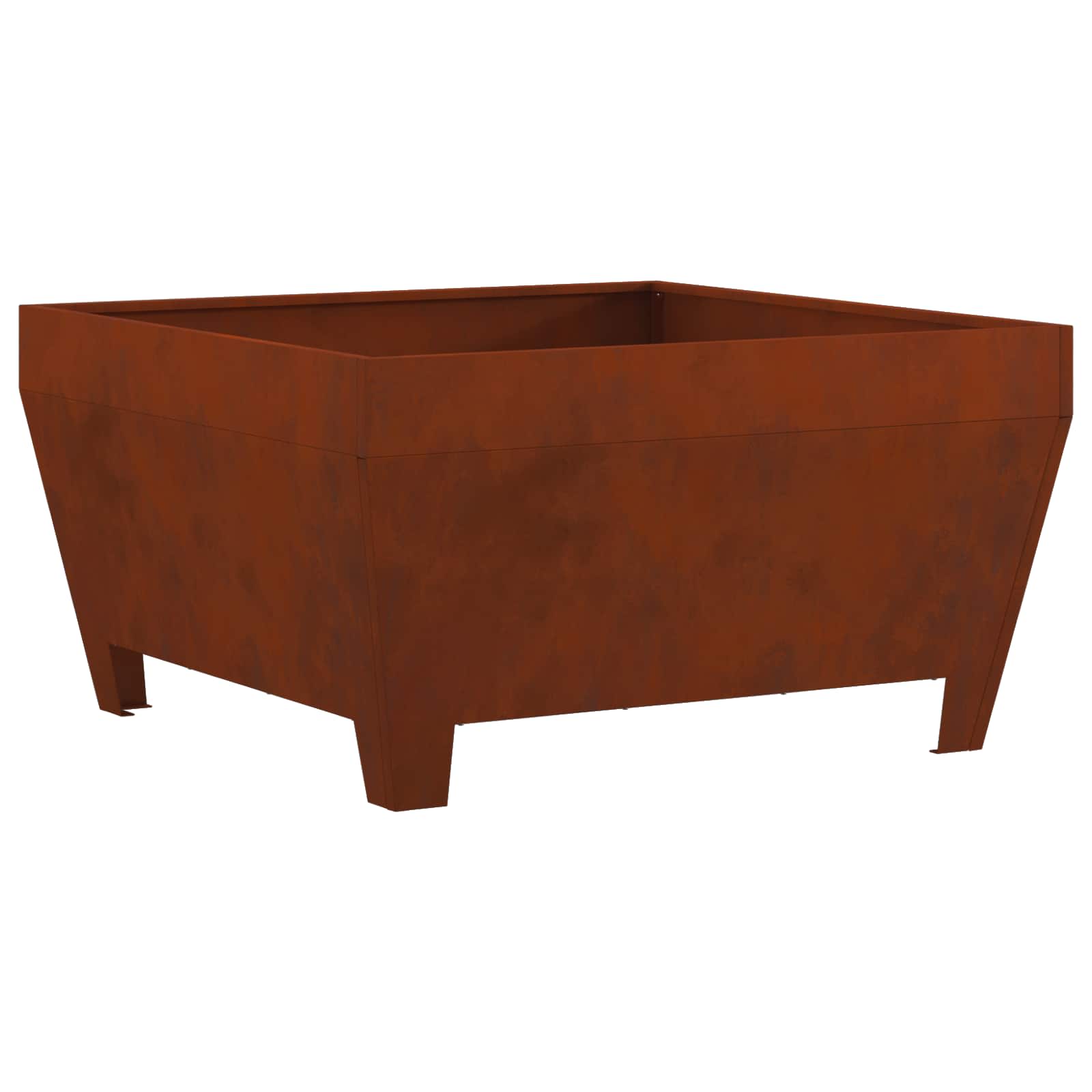 Bålplass Brun 80 X 80 X 43 Cm Cortenstål