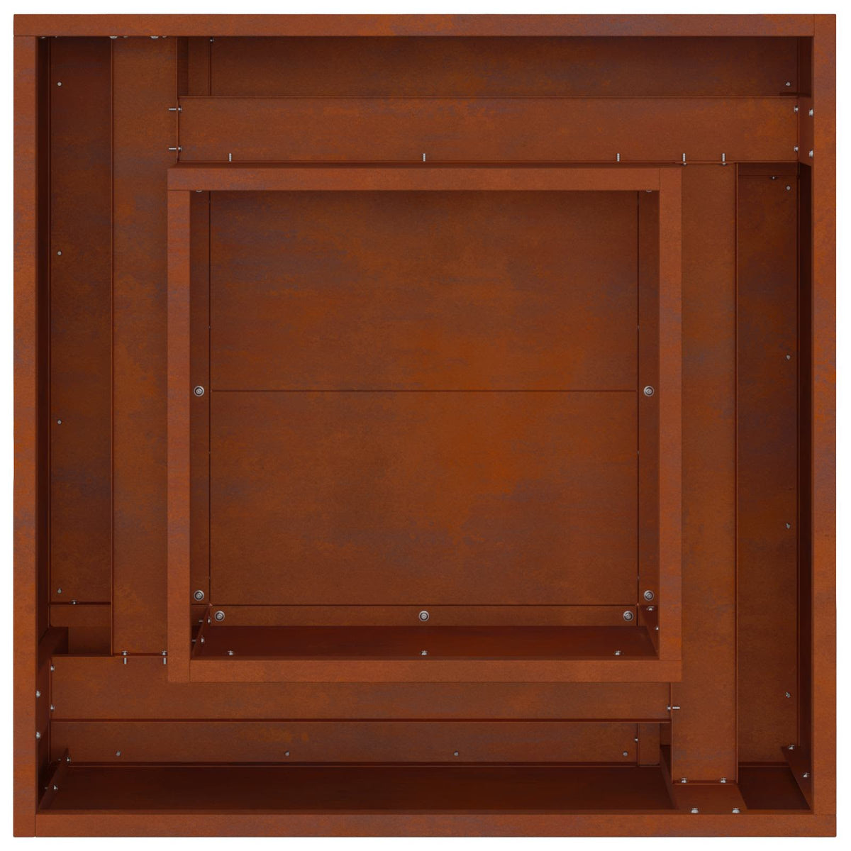 Bålplass Brun 60 X 60 X 30 Cm Cortenstål